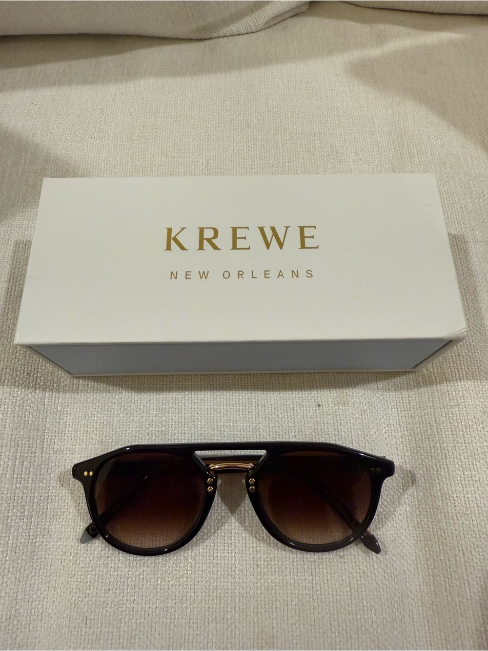 KREWE MARKLE - Black + Black Tea 18K